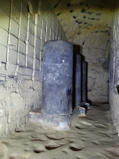 Watertanks in rij