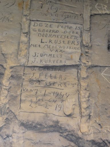 Namenlijst boormeester en medewerkers